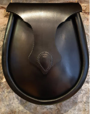 Black Leather Dress Sporran