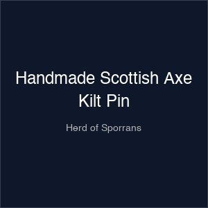 Celtic Sword Kilt Pin