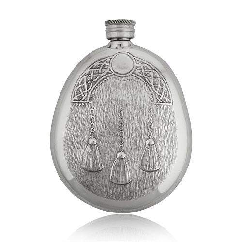 6oz Pewter Stag Hip Flask